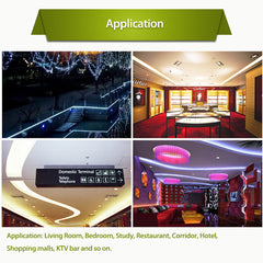 25FT LED Strip Light, SMD 5050, 60 LEDs/M, IP65 Waterproof, 12V, Indoor/Outdoor, UL Listed, Flexible Light Strip
