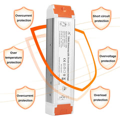 120W LED Dimmable Power Supply | 12V Driver | Transformer for Strip Lights