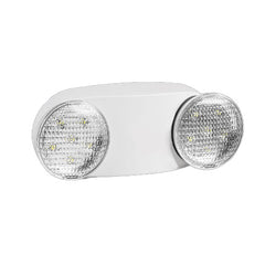 LED Emergency Light with Two Round Heads | UL Listed | Backup Wall Light Fixture