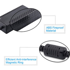 7A 84W 12V Power Supply Adapter | LED Strip Light Driver | AC to DC Converter