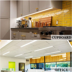 T5 8FT Integrated LED Tube Light | 60W | Clear Cover | 6500K | Strip Fixture