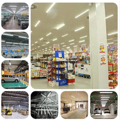 T5 Integrated LED Tube Light | 4ft 22W Fixture | Clear Lens Strip Lighting