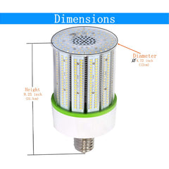 100W LED Corn Light Bulb | E39 Base | 5700K Daylight | Retrofit High Bay Area Lighting