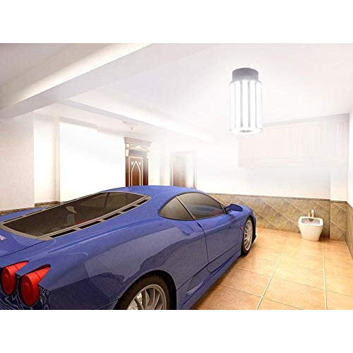 80W LED Corn Light Bulb, 5700K Daylight, E26/E39 Base, Retrofit for Indoor/Outdoor Lighting
