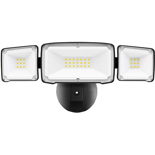 40W LED Triple Head Motion Security Light | Outdoor Flood Light | Adjustable Sensor