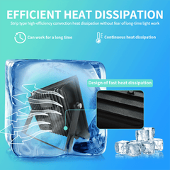 RGB+CCT LED Flood Light – 30W/50W/100W Outdoor IP66, Tuya App & RF Remote Control, Color Changing RGBCW Landscape Light