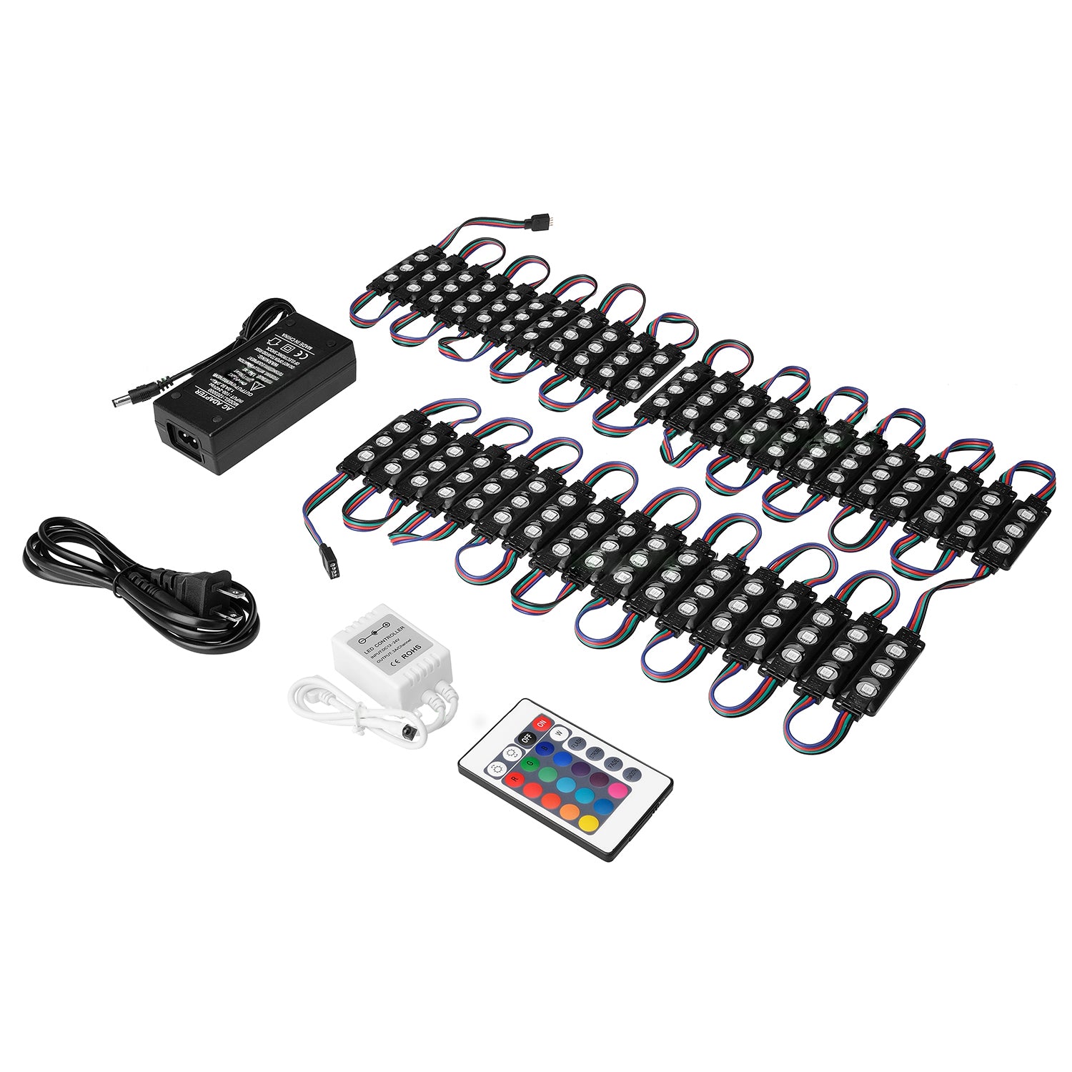 LED RGB Module – 5050 SMD | Blister Pack | 12V Flexible Signage Backlight