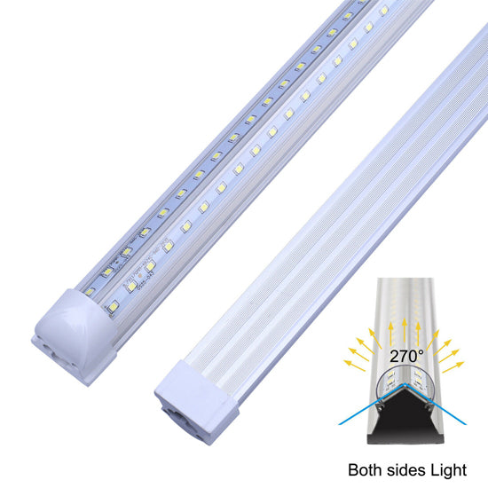 T5 Integrated LED Tube Light | 5ft 32W Fixture | Clear Lens Strip Light
