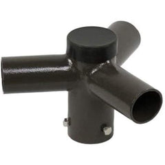Triple Tenon Adapter | 120° Y-Shape Pole Top Mount | Holds 3 Fixtures | 2-3/8" OD