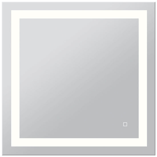 36"x36" LED Mirror Light, Adjustable CCT, 54W, Dimmable Wall-Mounted Vanity Mirror