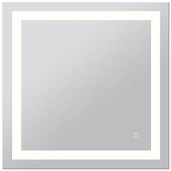 36"x36" LED Mirror Light, Adjustable CCT, 54W, Dimmable Wall-Mounted Vanity Mirror