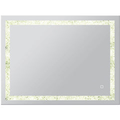 36"x48" LED Mirror Light, Adjustable CCT, 67W, Dimmable Wall-Mounted Vanity Mirror