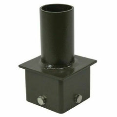 4"/5" Square Pole Tenon Adapter | Mounting Bracket for LED Fixtures | Steel Arm