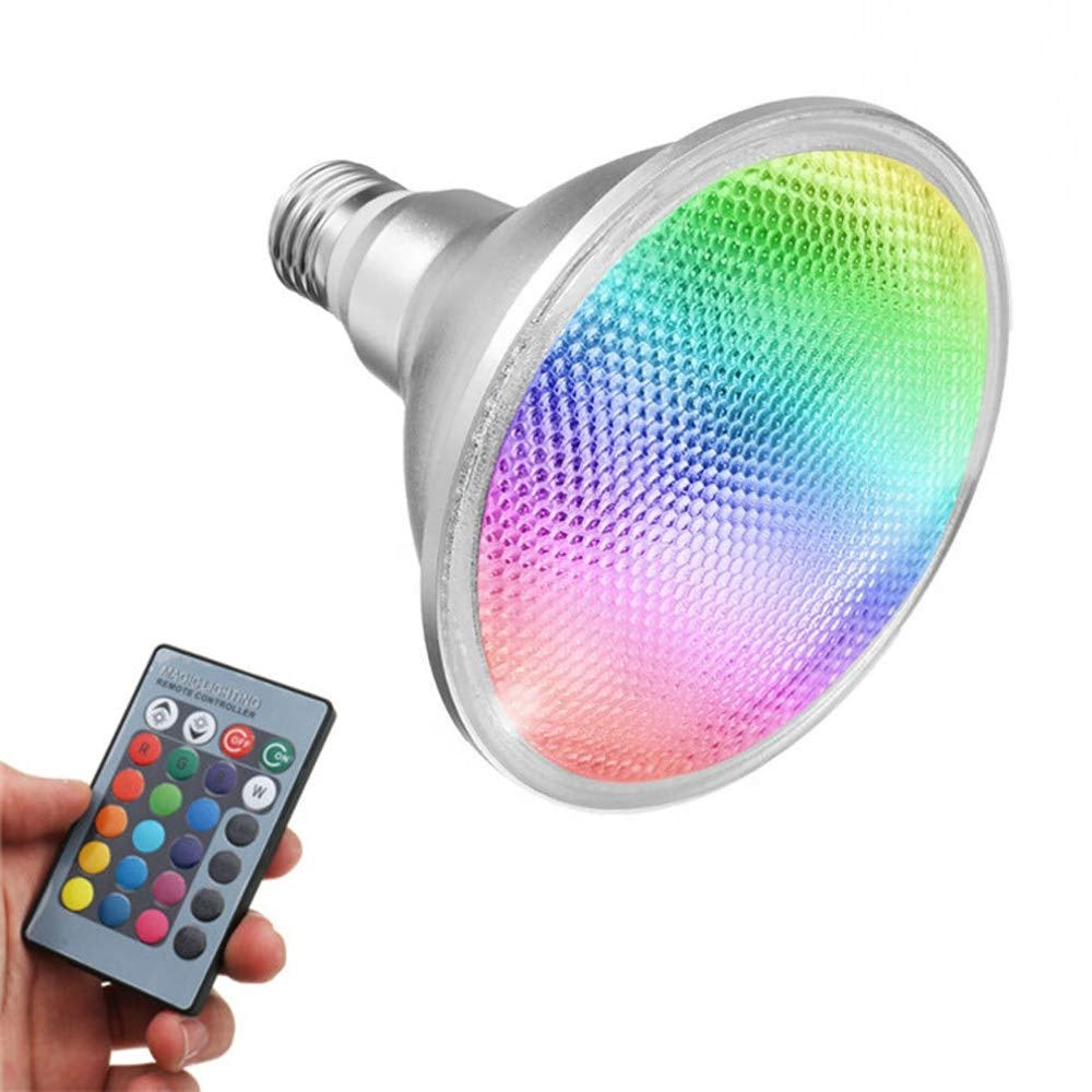 PAR38 20W RGB LED Bulb | Waterproof IP65 | E27 Base | Color Changing Outdoor Light