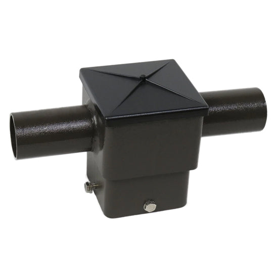 Dual Tenon Adapter for 4" & 5" Square Pole – Mount 2 Fixtures Securely
