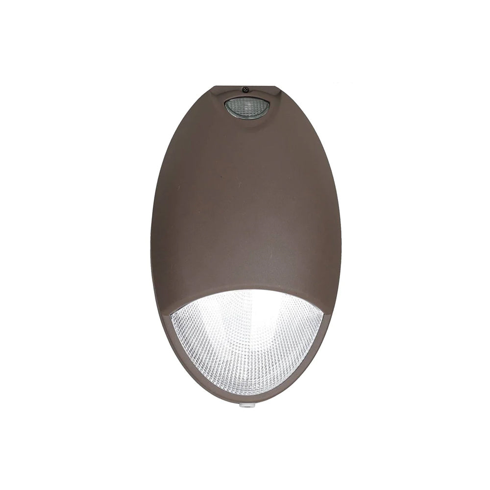 12W LED Emergency Wall Pack Light – Battery Backup, 90 Min Runtime, 5000K Daylight, Wall Mounted