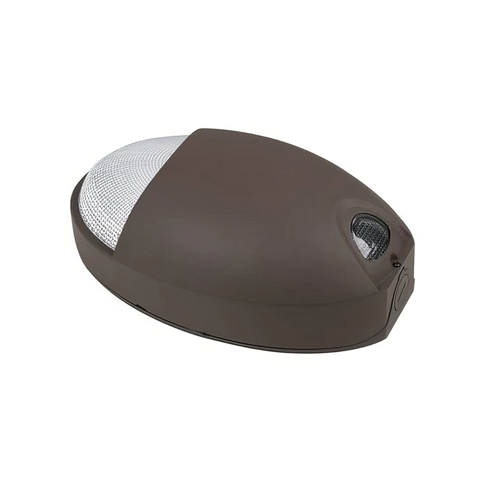 12W LED Emergency Wall Pack Light – Battery Backup, 90 Min Runtime, 5000K Daylight, Wall Mounted