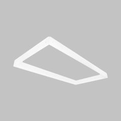 2×4 LED Surface Mount Kit, Compatible with 2×4 Backlit & Troffer Panels, Ceiling Mount Frame