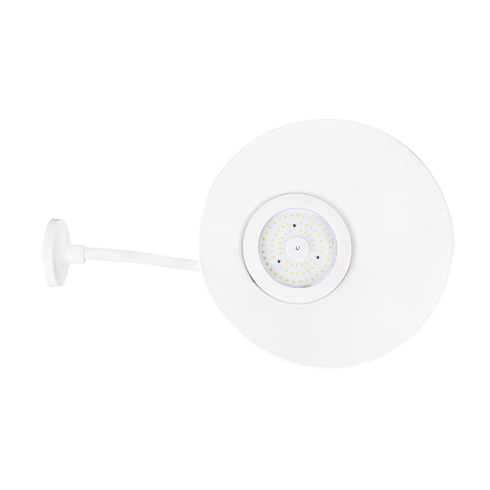 35W LED Gooseneck Barn Light – 210° Swivel Head, 5000K Daylight, 4550 Lumens, IP65 Waterproof