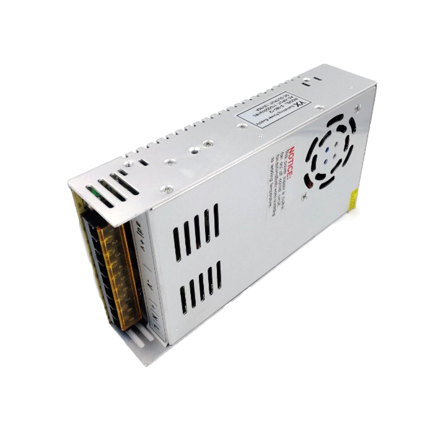 360W Indoor Switching Power Supply, 12V 30A, Active Fan Cooling, LED Power Supply for Lighting