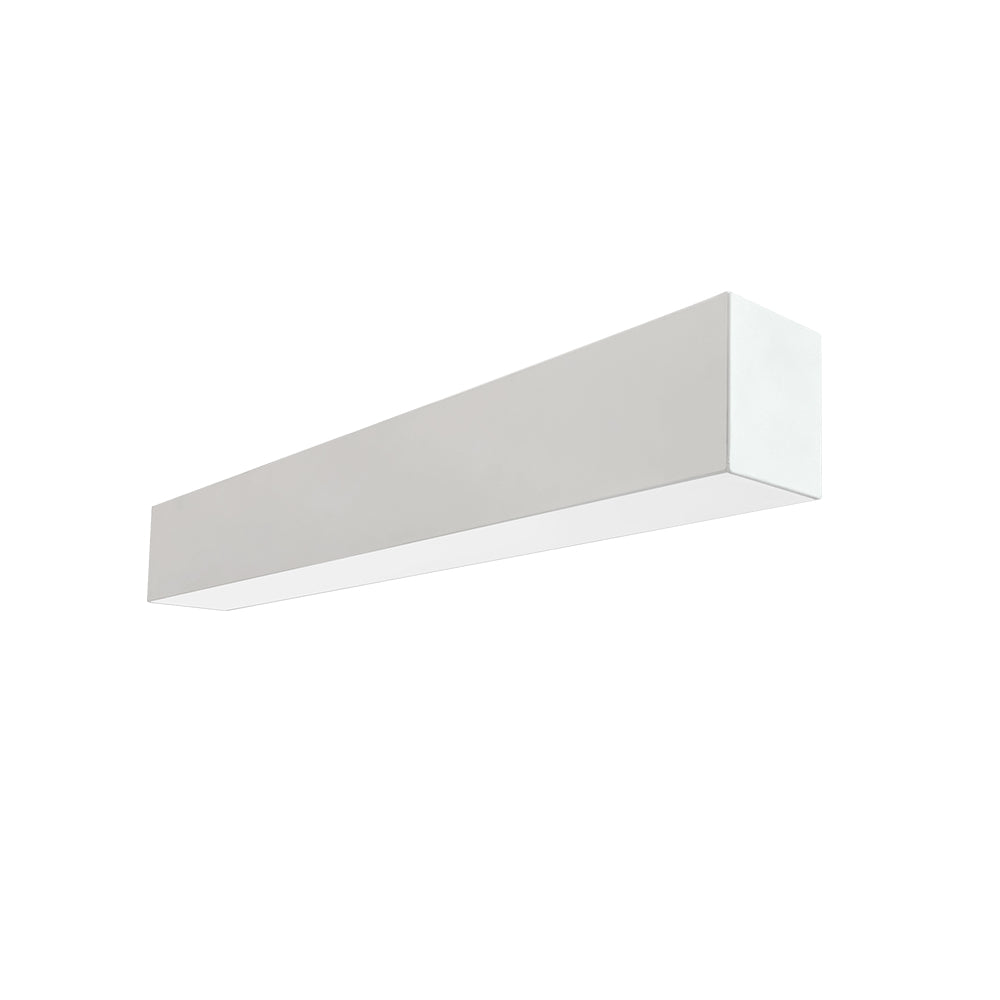 Architectural Linear Suspended LED Light, Downlight Only, Power & CCT Adjustable, Modern Office Fixture