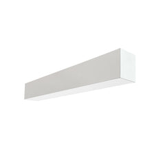 Architectural Linear Suspended LED Light, Downlight Only, Power & CCT Adjustable, Modern Office Fixture