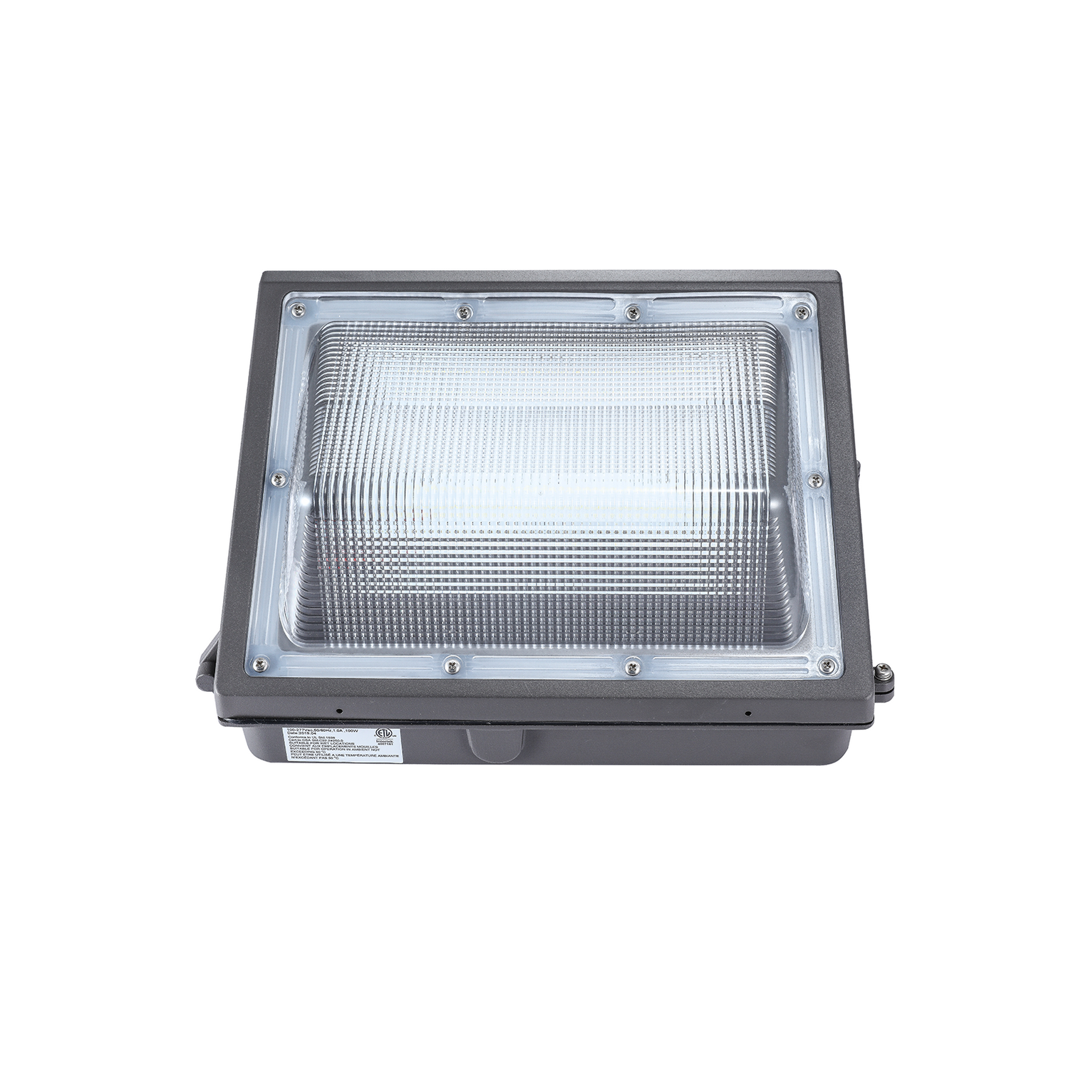 60W LED Wall Pack Light, Semi Cutoff, 5000K Daylight, AC 120-277V, Outdoor Commercial Lighting