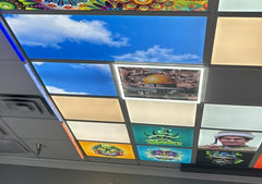 2x2 Design Panels for Smoke Shop or Barbershops