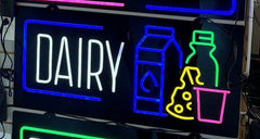 Assorted Neon Signs 30" with power supply and chain/ Business Window Signs Super LED Plus