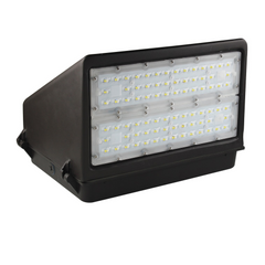 80W LED Full Cut-Off Wall Pack Light – AC 100-277V, 5000K Daylight, Photocell Included | Model FWP-80W-120V-50K-P
