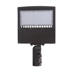 150W LED Shoebox Light, Brown Housing, 5000K, AC 277-480V, Outdoor Pole Light for Parking Areas