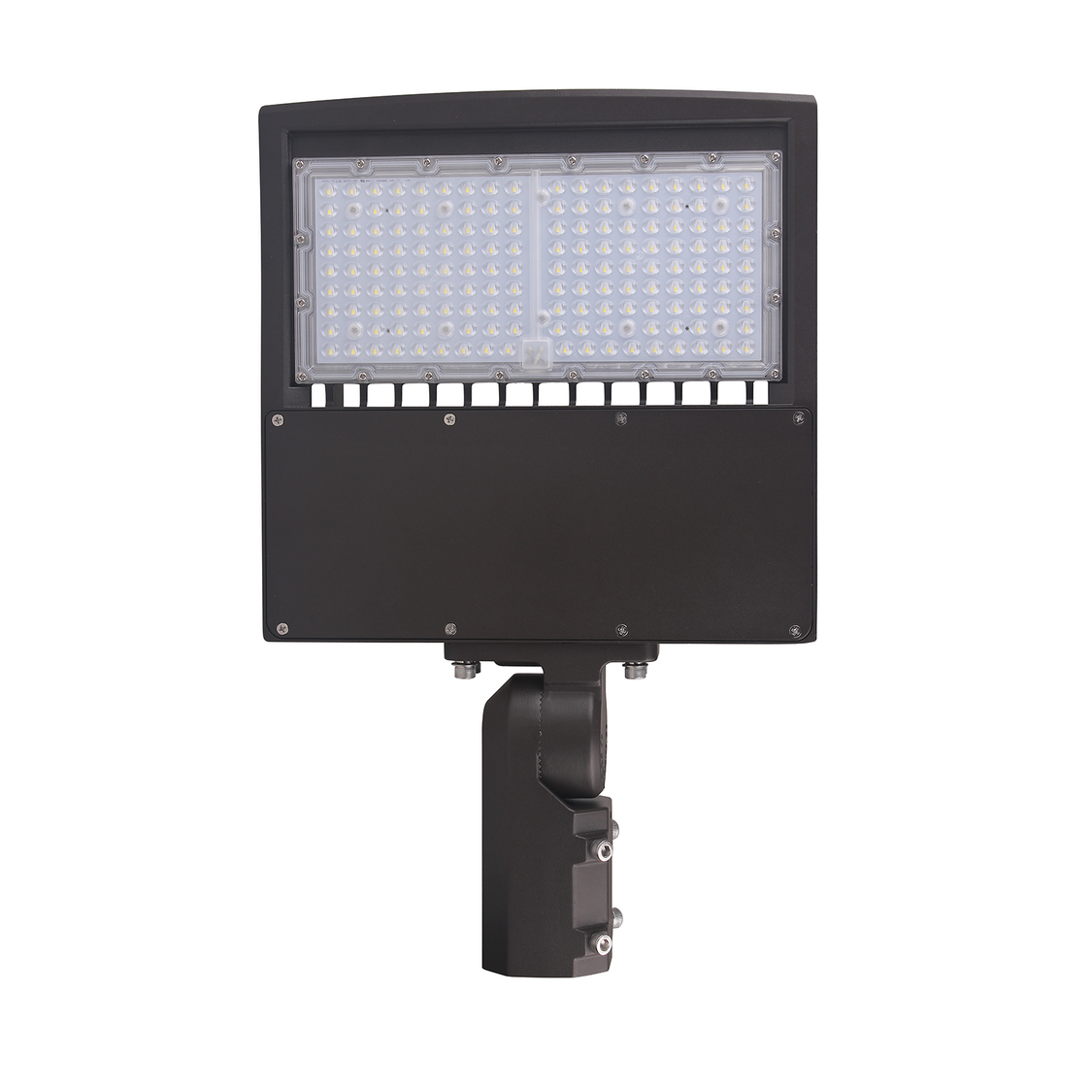 100W LED Shoebox Light, 5000K, Brown Housing, 120–277V | Outdoor Area Parking Lot Light