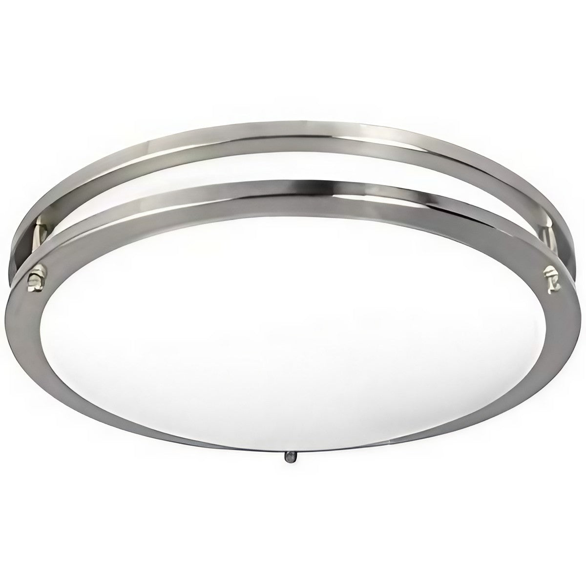 16" LED Flush Mount Ceiling Light, 25W, 1750 Lumens, 3CCT Selectable, Brushed Nickel Finish, ETL Listed