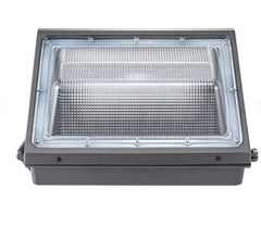 60/80/100/120W LED Semi Cutoff Wall Pack Light 5000K AC 120-277V With Photocell Led Plus
