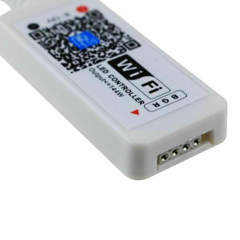 Smart RGB LED Strip Controller | Phone App Control | WiFi | Music Sync | Remote Included