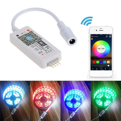 Smart RGB LED Strip Controller | Phone App Control | WiFi | Music Sync | Remote Included