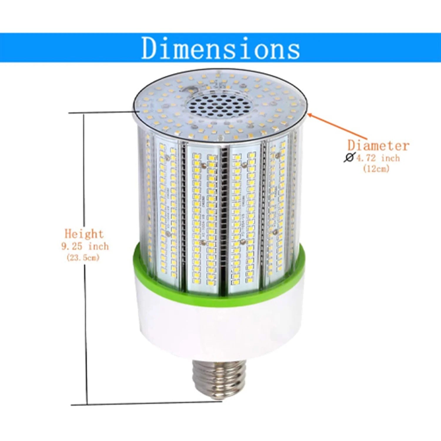 100w Led Corn Bulb-5700K - E39 Mogul Base - UL/DLC My Store