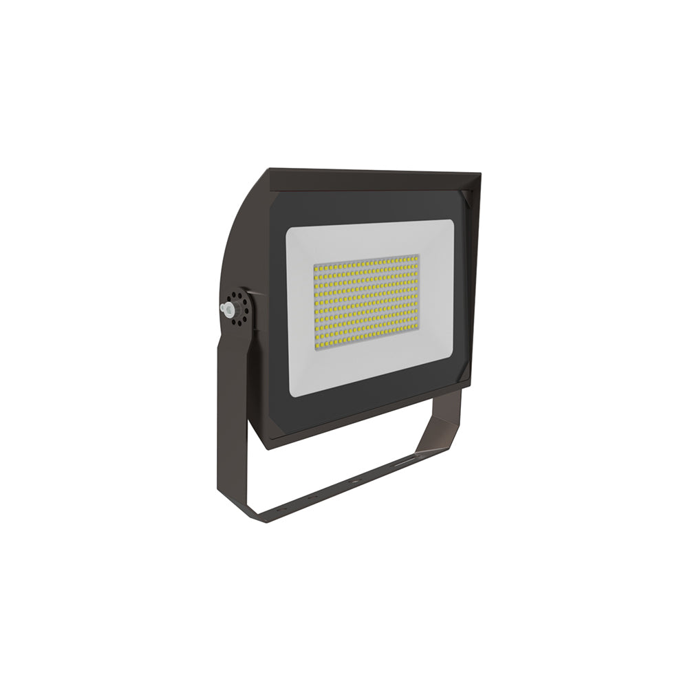 150W LED Flood Light, Outdoor Security & Landscape Lighting, 5700K, Bronze Finish, UL DLC Certified