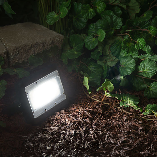 50W LED Flood Light, 5700K Daylight, UL/DLC Listed, Wall Mount Bracket, Outdoor Security Fixture