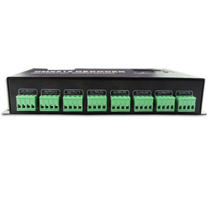 DMX512 LED Decoder | RGB Light Controller | 8A Channel Output | Stage/Strip Lighting