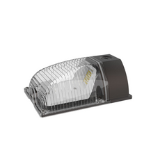 26W LED Mini Wall Pack Light with Built-In Photocell, 5000K Daylight, AC 120V, Outdoor Security Fixture