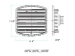 100W LED Explosion Proof Flood Light, Class 1 Division 2, 5000K Daylight, Hazardous Location Rated