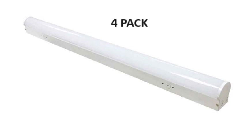 4ft Linear Linkable LED Linear Strip Light AC100-277V CCT 24/32/40W 3500K-6000K