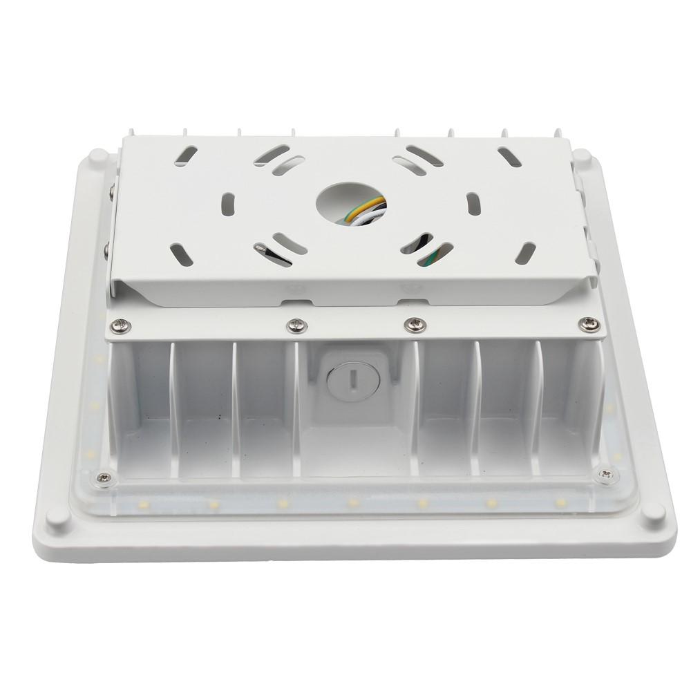 LED Canopy Light 55W – 7425LM 5000K Cool White Ceiling Light, Garage Parking Lot Fixture, UL DLC Certified, Replaces 100-150W Metal Halide