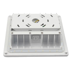 LED Canopy Light 55W – 7425LM 5000K Cool White Ceiling Light, Garage Parking Lot Fixture, UL DLC Certified, Replaces 100-150W Metal Halide