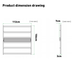 660W LED Grow Light, 0-10V Dimmable, AC 120-277V, Full Spectrum Indoor Plant Light | GLMB-660W