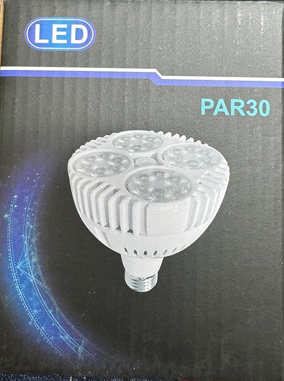 35W Par30 LED Bulb, 6500K, 3500lm, 25 Degree, White (100W Equivalent) 25 Degree Indoor Spotlight for Jewelry, Clothing Store, Salons, or Track Lights (White)(Non-DIMMABLE)