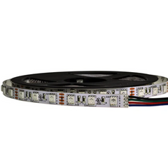 25FT RGB LED Strip Light, SMD 5050, 60 LEDs/M, 12V, Color Changing, UL Listed