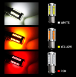 3156 3157 LED Reverse Lights, Car Brake Lamp, 12V Vehicle Bulb, 2PCS Set, Bright Auto Replacement