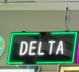 Assorted Neon Signs 30" with power supply and chain/ Business Window Signs
